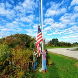 Featured image of article: 4th Grade Flag Duty